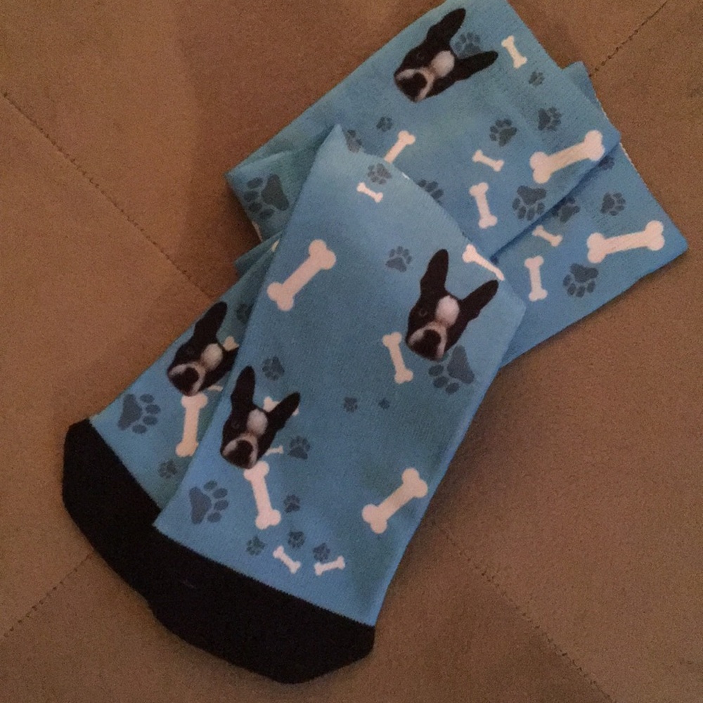 Custom Boston Terrier Socks